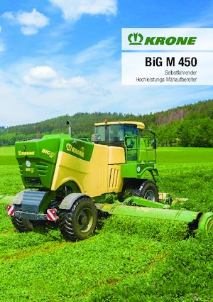 Faucheuses automotrices Krone Big M 450 CV