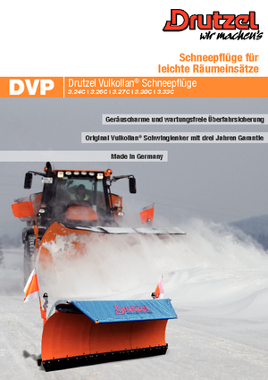Chasse-neige polysocles Drutzel DVP 3.33