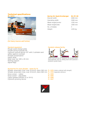 Chasse-neige polysocles Hydrac SL IV 400