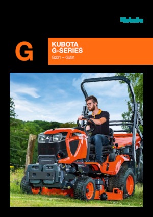Véhicules communaux multi-usages à diesel diesel Kubota G 23 HD-3