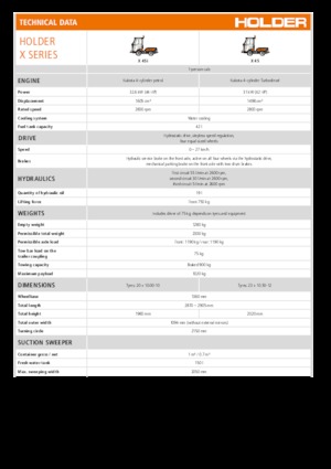 Véhicules communaux multi-usages à diesel diesel Holder X 45