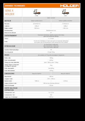 Véhicules communaux multi-usages à diesel diesel Holder X 45