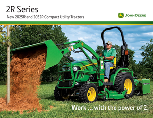 Véhicules communaux multi-usages à diesel diesel John Deere 2032 R