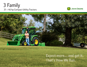 Véhicules communaux multi-usages à diesel diesel John Deere 3038 R