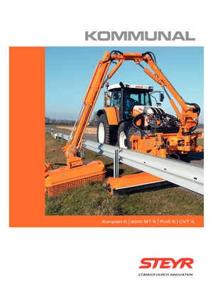 Tracteurs municipaux Steyr 6195 CVT K