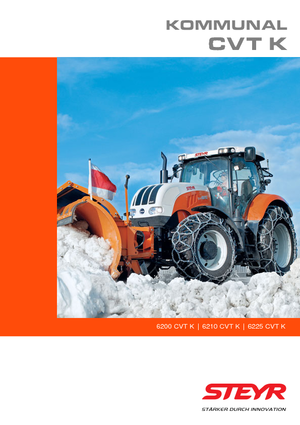 Tracteurs municipaux Steyr 6225 CVT K