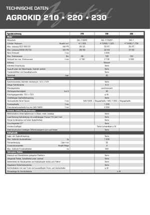 Tracteurs municipaux DEUTZ-FAHR Agrokid 210