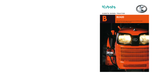 Tracteurs municipaux Kubota B 2420