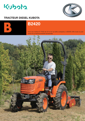 Tracteurs municipaux Kubota B 2420