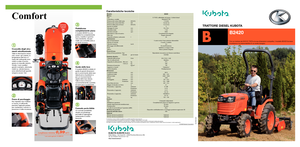 Tracteurs municipaux Kubota B 2420