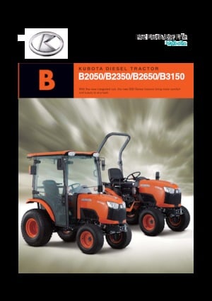 Tracteurs municipaux Kubota B2350 DB