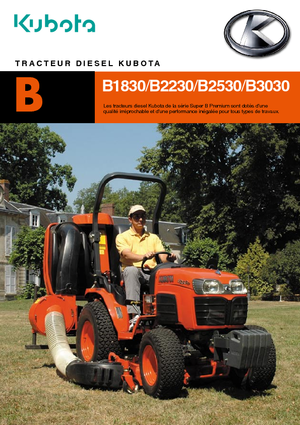 Tracteurs municipaux Kubota B 2530 HDB-C