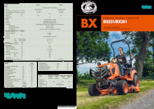 Tracteurs municipaux Kubota BX261