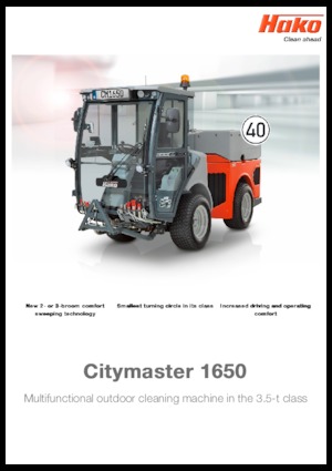 Tracteurs municipaux Hako Citymaster 1650