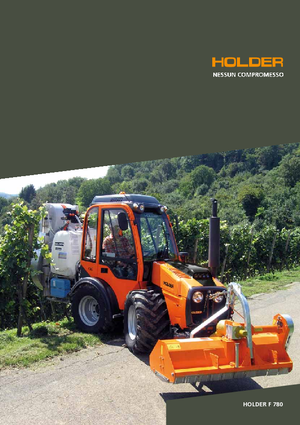 Tracteurs municipaux Holder F 780