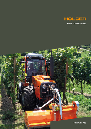 Tracteurs municipaux Holder F 780