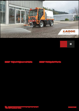 Véhicules communaux multi-usages à diesel diesel Ladog E 1250