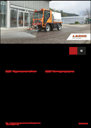 Véhicules communaux multi-usages à diesel diesel Ladog E 1250