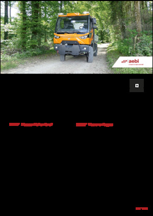 Véhicules communaux multi-usages à diesel diesel Aebi MT 760