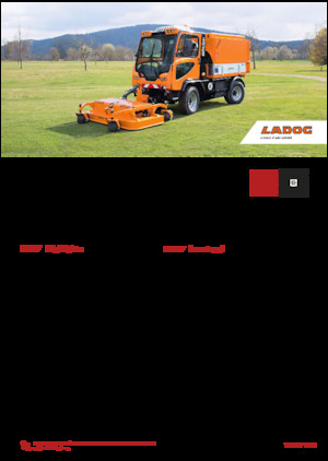 Véhicules communaux multi-usages à diesel diesel Ladog T 1400