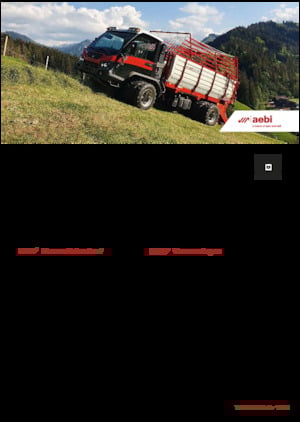 Véhicules communaux multi-usages à diesel diesel Aebi TP 470 Vario