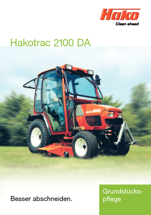 Tracteurs municipaux Hako Hakotrac 2100 DA
