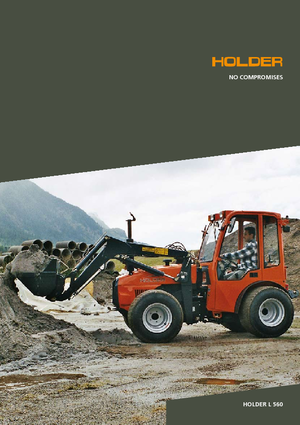 Tracteurs municipaux Holder L 560