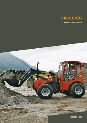 Tracteurs municipaux Holder L 560