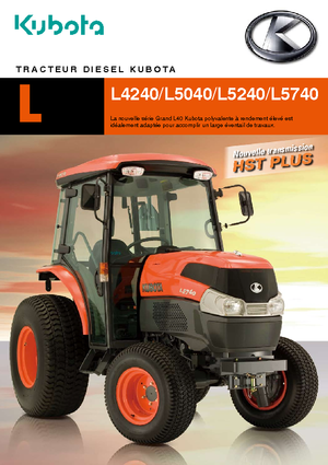 Tracteurs municipaux Kubota L 4240 D