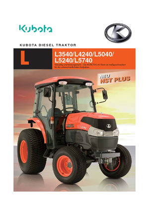 Tracteurs municipaux Kubota L 4240 D