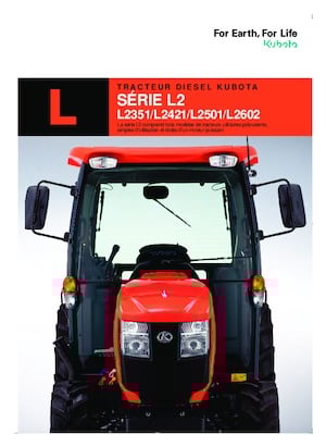 Tracteurs municipaux Kubota L2501 DW