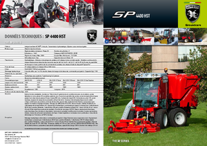Tracteurs municipaux Carraro SP 4400 HST