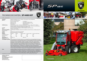 Tracteurs municipaux Carraro SP 4400 HST