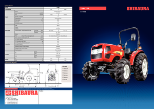 Tracteurs municipaux Shibaura ST 460 SSS