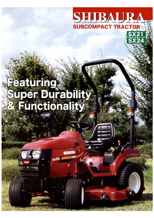 Tracteurs municipaux Shibaura SX 24