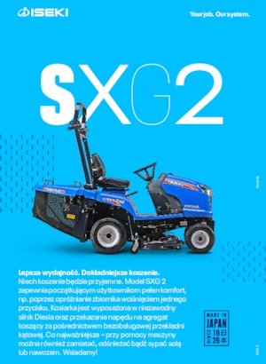 Tondeuses à gazon autoportées et tracteurs de jardin Iseki SXG 216