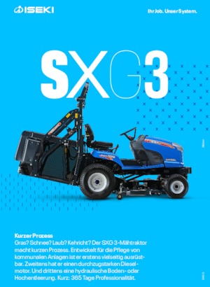 Tondeuses à gazon autoportées et tracteurs de jardin Iseki SXG 323