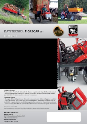 Tracteurs municipaux Carraro Tigrecar 4300 GST