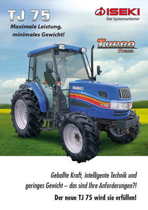 Tracteurs municipaux Iseki TJ 75