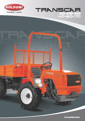Tracteurs municipaux Goldoni Transcar 25 RS