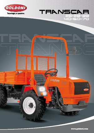 Tracteurs municipaux Goldoni Transcar W 70 SN - Sl Quadrifoglio