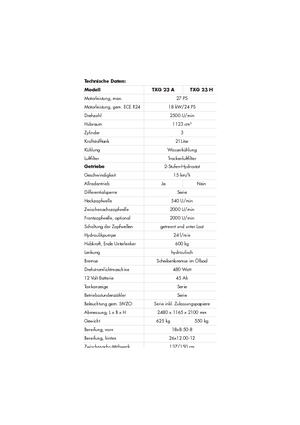 Tracteurs municipaux Iseki TXG 23 A