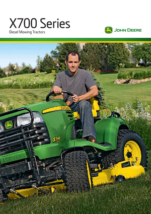 Tracteurs municipaux John Deere X 740