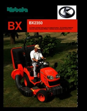 Tracteurs municipaux Kubota BX2350 D