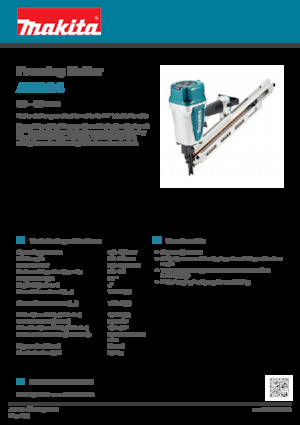 Cloueuses et Agrafeuses Makita AN924