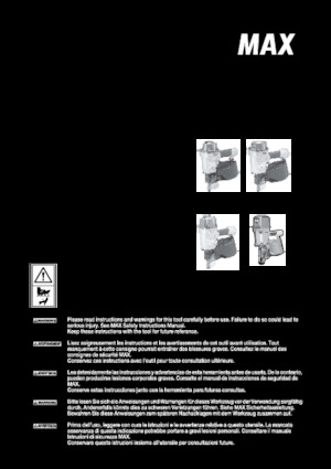 Cloueuses et Agrafeuses MAX USA CORP. CN55
