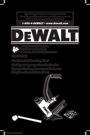 Cloueuses et Agrafeuses DEWALT DWMIIIFS