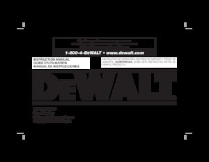 Cloueuses et Agrafeuses DEWALT DWSL18CAP