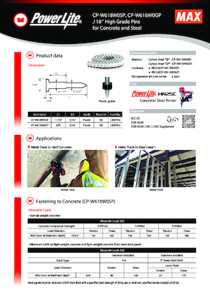 Cloueuses et Agrafeuses MAX USA CORP. HN25C