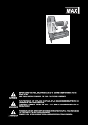 Cloueuses et Agrafeuses MAX USA CORP. NF255FA/18